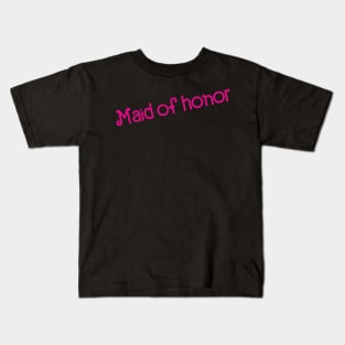 Maid of Honor Barbie Kids T-Shirt